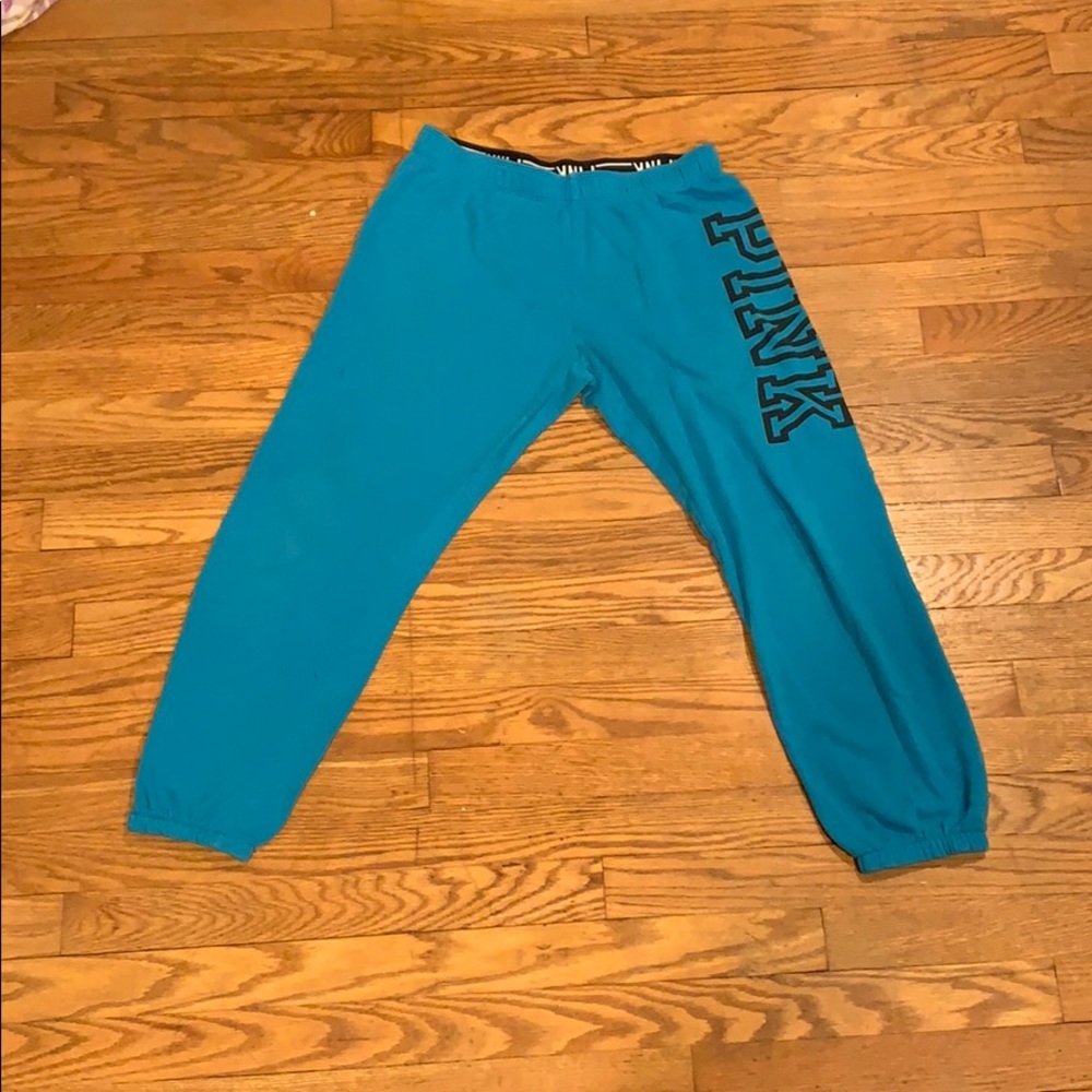 Pink sweat pants